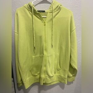 Forever 21 Neon Green Hoodie